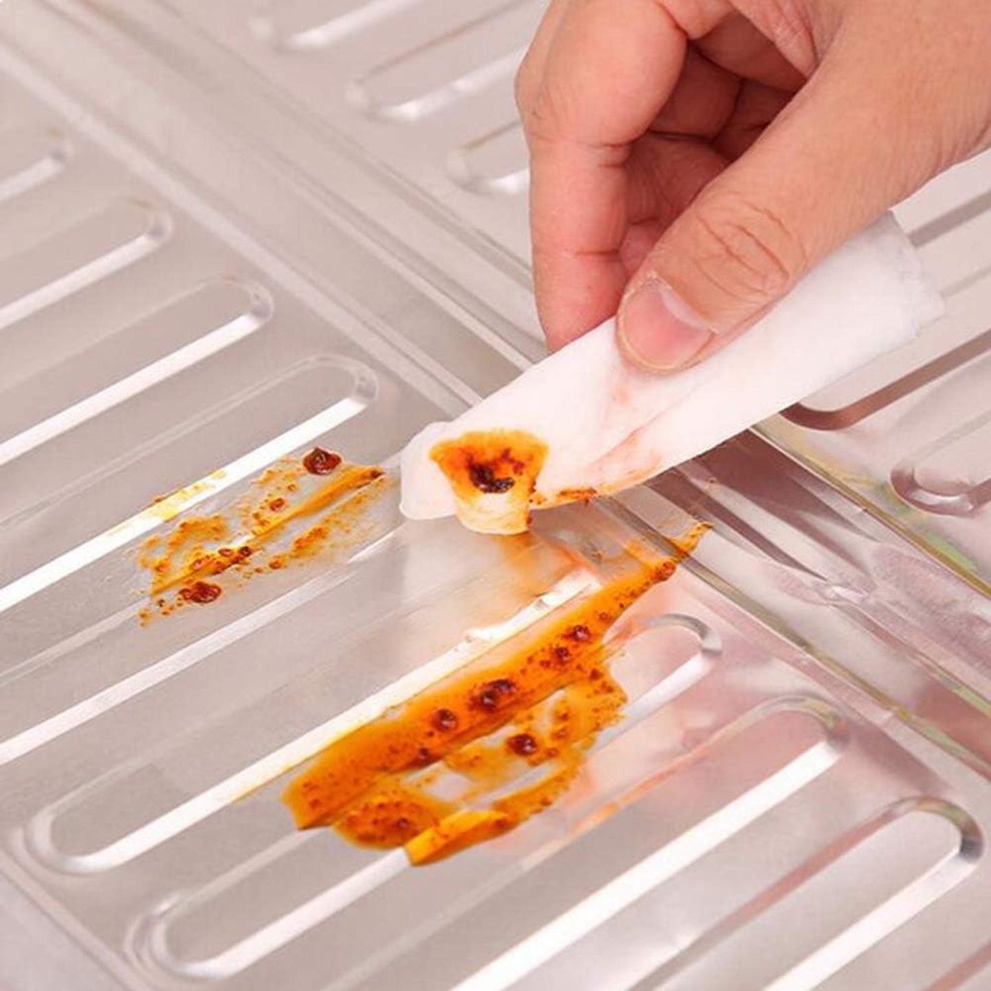 3-Sided Oil Proof Aluminum Foil Splatter Guard | Foldable Heat Insulation for Kitchen Stove | Silver