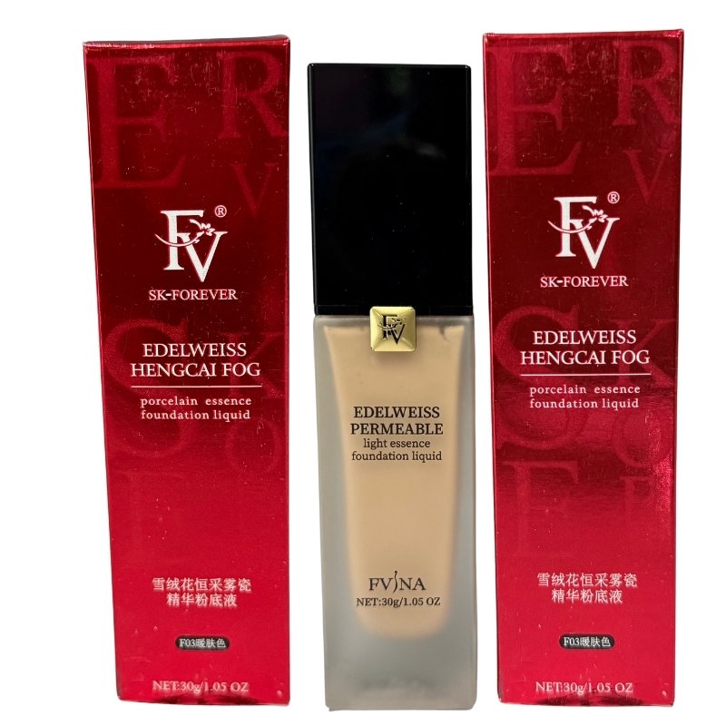 FV Refreshing Essence Foundation 30g | Moisturizing Long-Lasting Liquid Base Makeup