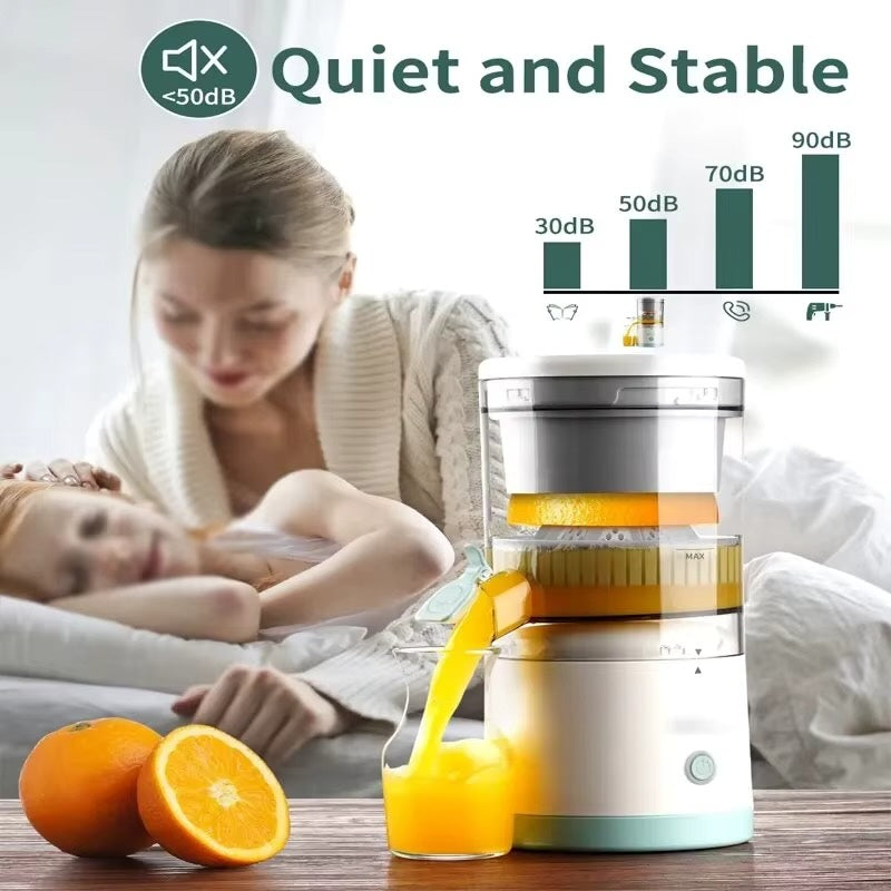 Portable Electric Citrus Juicer | USB Rechargeable Hands-Free Fruit Extractor for Fresh Juice Anywhere